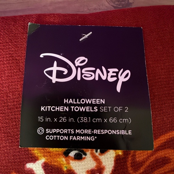 ๐๐ Disney Hocus Pocus Halloween Kitchen Towels Sanderson Sisters NWT - Picture 2 of 4